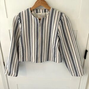 Madewell Crop Cardigan Jacket Zip-Up. Size Small.